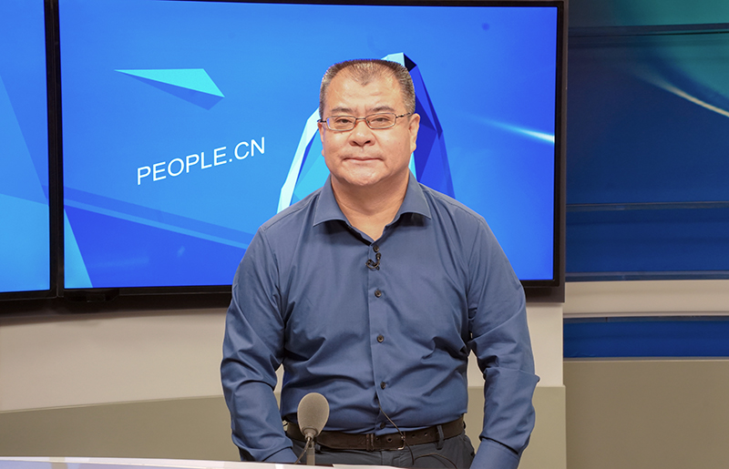 中國東方演藝集團黨委書記、董事長景小勇接受人民網(wǎng)專訪。