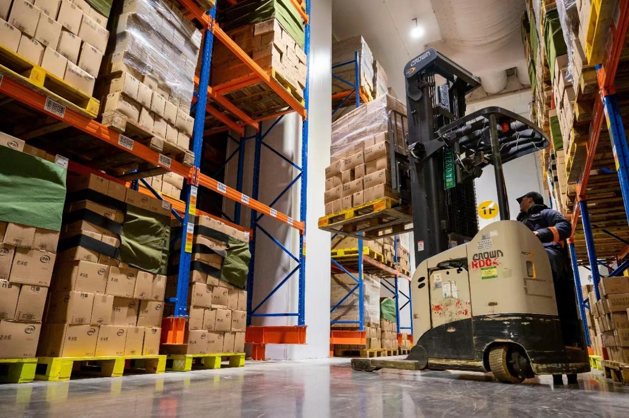 萬(wàn)緯冷鏈南寧園區(qū)。 人民網(wǎng) 嚴(yán)立政攝