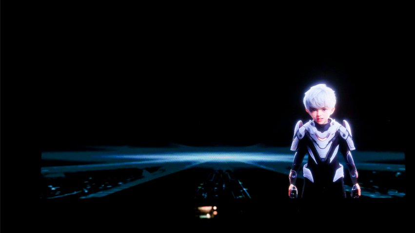 人民網(wǎng)原創(chuàng)虛擬主持人白澤。主辦方供圖