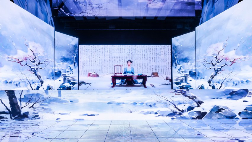 網(wǎng)易云音樂(lè)與小冰公司推出虛擬歌手陳水若演唱《風(fēng)雪千千》。主辦方供圖