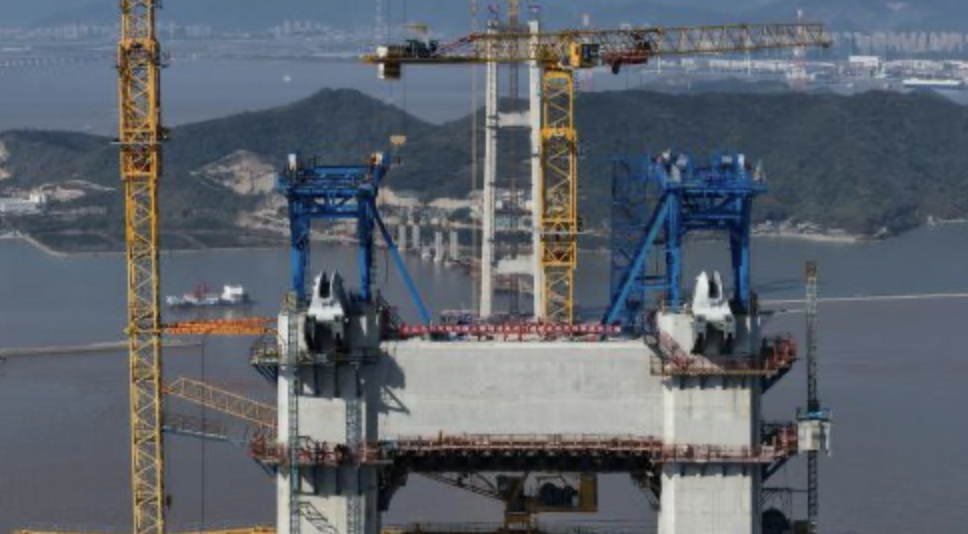 浙江：雙嶼門特大橋先導索成功過海